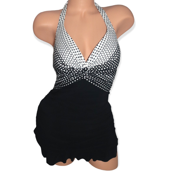 Gottex Other - Profile by Gottex One Piece Halter Swimsuit Size 8